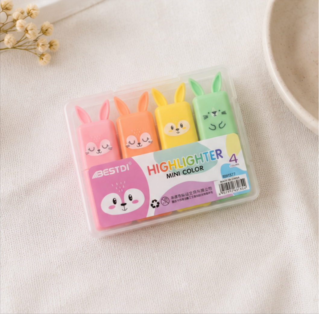 Mini Bunny Highlighter Set