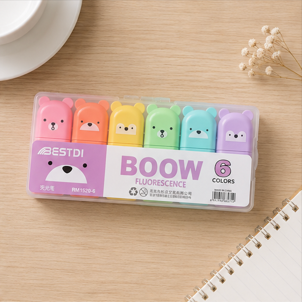 Mini Bear Highlighter Set