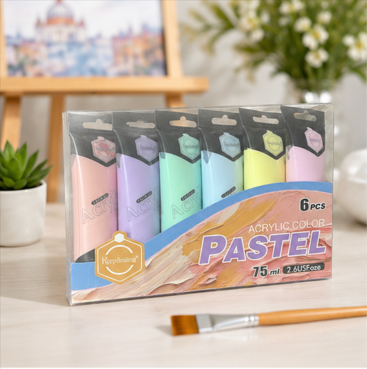Keep Smiling 75ml Acrylic Color Paint Set [75ml]