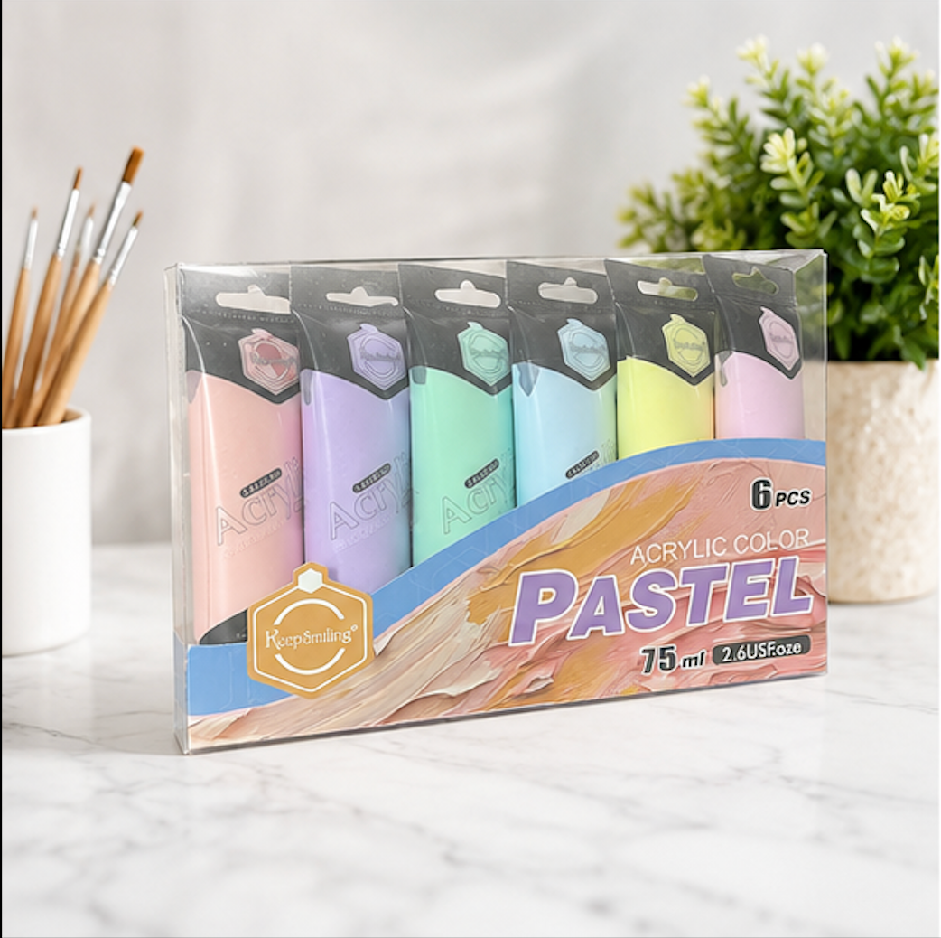 Keep Smiling 75ml Acrylic Color Paint Set [75ml]