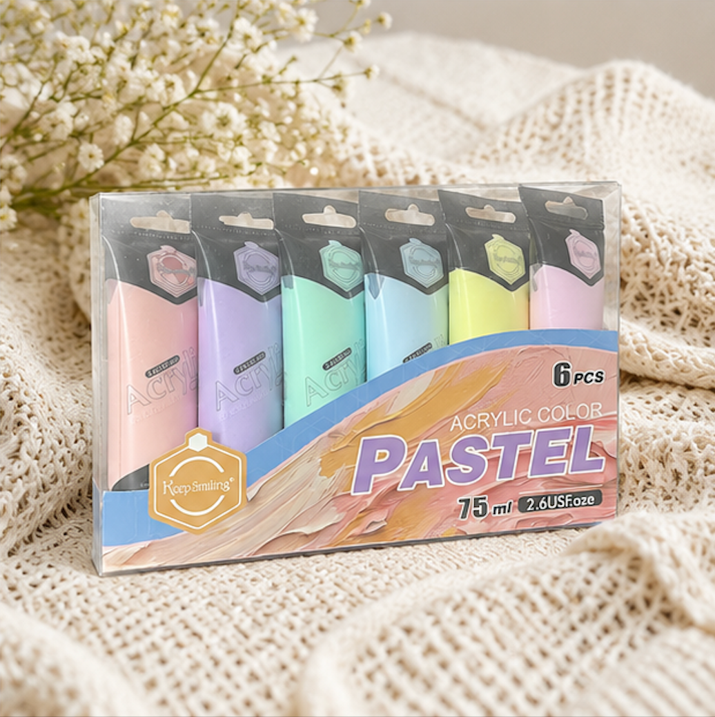 Keep Smiling 75ml Acrylic Color Paint Set [75ml]