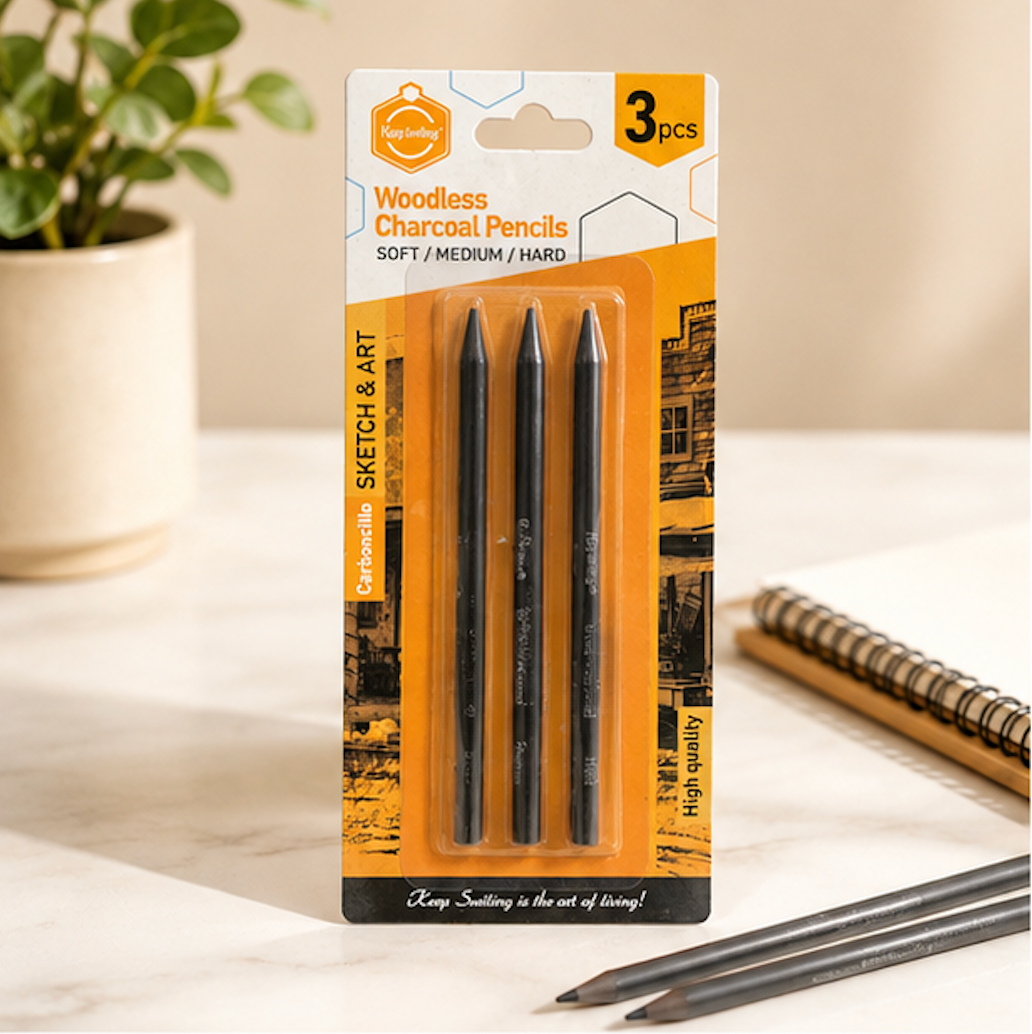 Woodless Charcoal Pencils