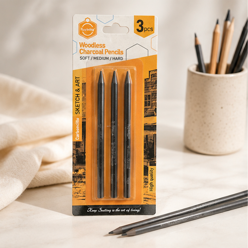 Woodless Charcoal Pencils