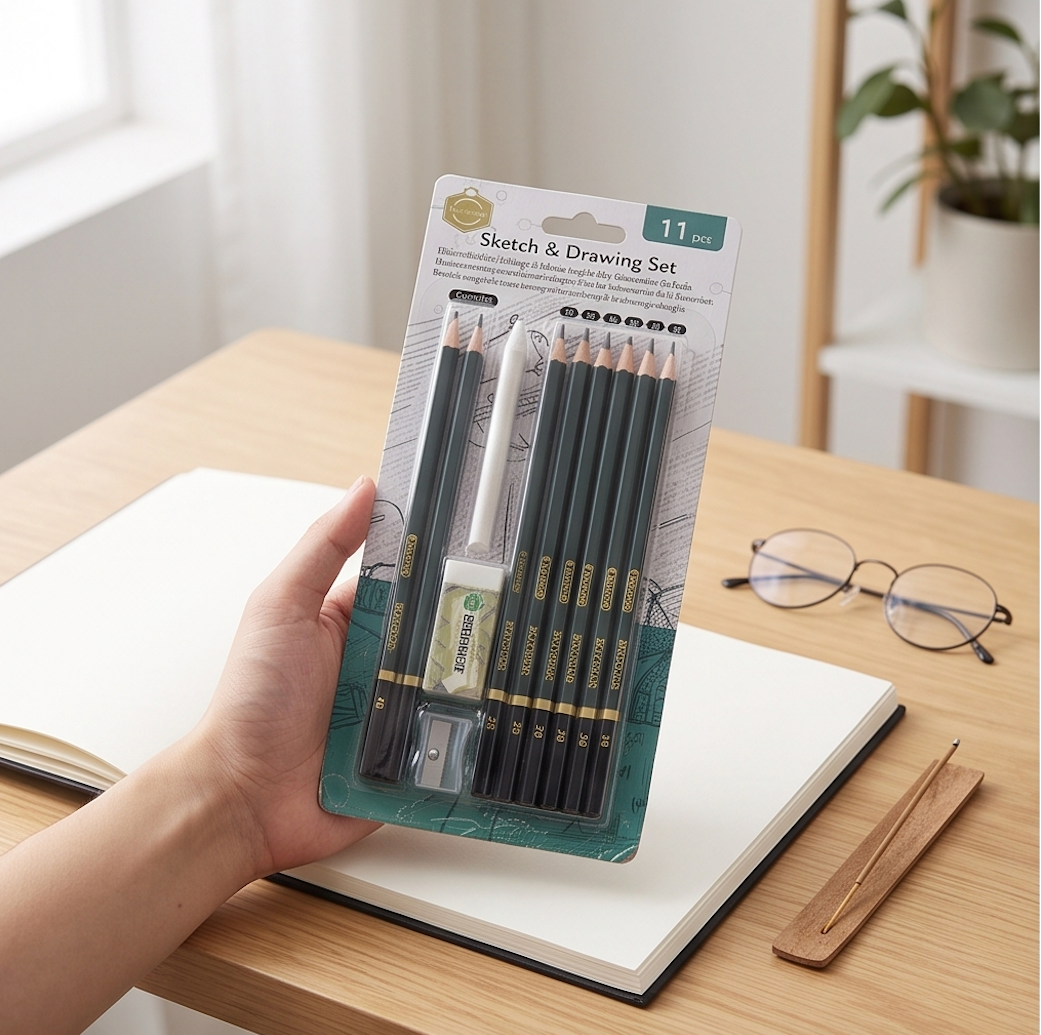 Sketching & Charcoal Drawing Kit