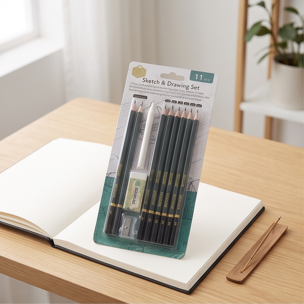 Sketching & Charcoal Drawing Kit