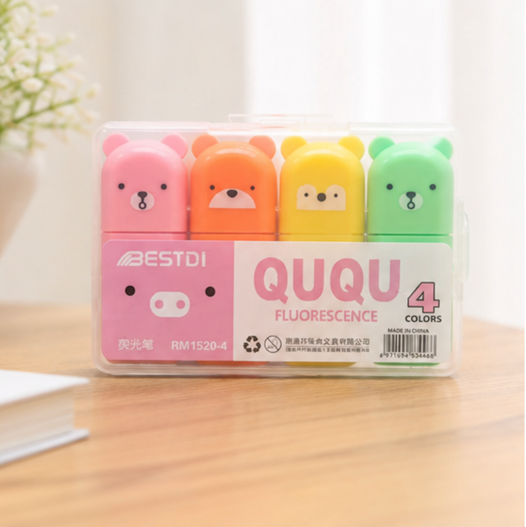 Mini Bear Highlighter Set