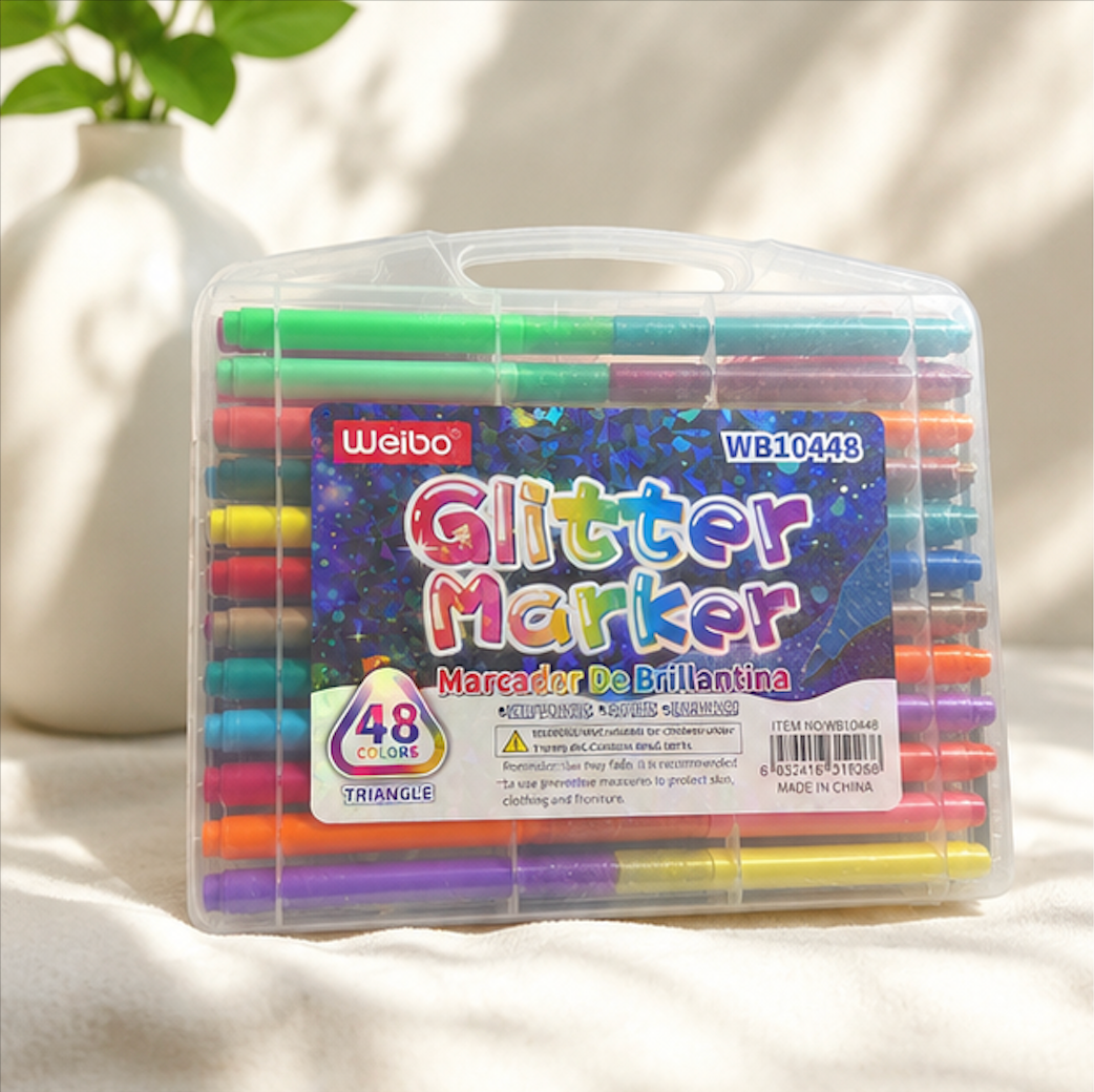 Weibo Glitter Marker Set
