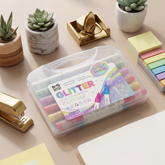 MS Glitter Marker Set