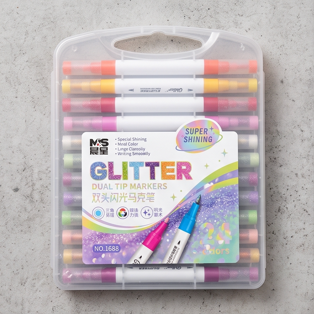 MS Glitter Marker Set