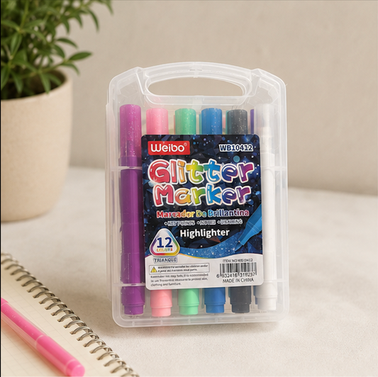 Weibo Glitter Marker Set